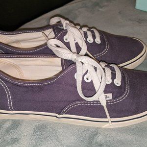 Ladies Size 9 Dark Purple Vans